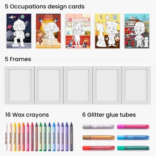 Arteza® Kids Careers Jigsaw Puzzle Set, 32 pcs